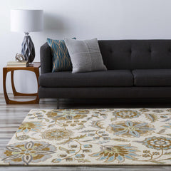 Mack Floral Wool Area Carpet - Ornate Home
