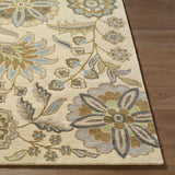 Mack Floral Wool Area Carpet - Ornate Home