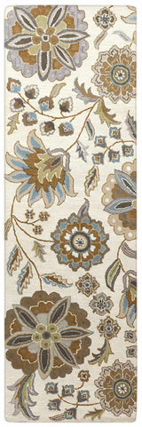 Mack Floral Wool Area Carpet - Ornate Home