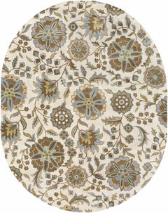 Mack Floral Wool Area Carpet - Ornate Home