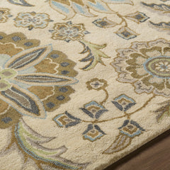 Mack Floral Wool Area Carpet - Ornate Home
