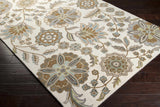Mack Floral Wool Area Carpet - Ornate Home