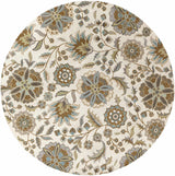 Mack Floral Wool Area Carpet - Ornate Home