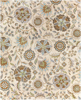 Mack Floral Wool Area Carpet - Promo - Ornate Home