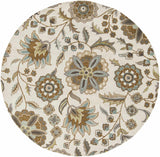 Mack Floral Wool Area Carpet - Promo - Ornate Home