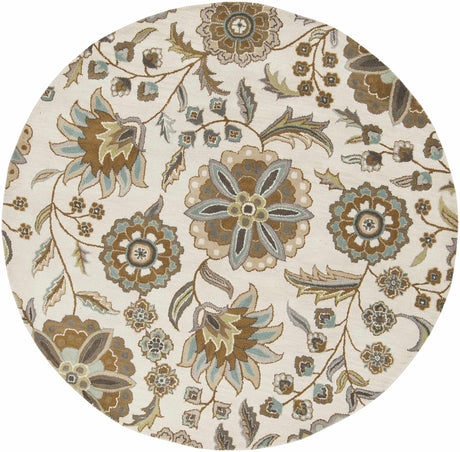 Mack Floral Wool Area Carpet - Promo - Ornate Home