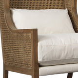 Mack Natural/Off White Occasional Chair - Ornate Home