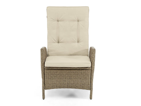 Mackay Beige/Natural Teak  4 Piece Chair - Ornate Home