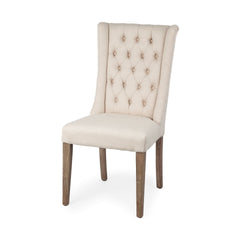 Mackenzie Cream High-Back Dining Side Chair - Ornate Home