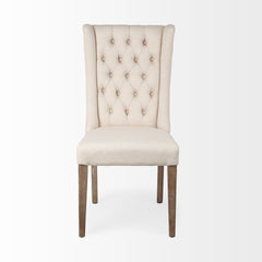 Mackenzie Cream High-Back Dining Side Chair - Ornate Home