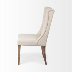 Mackenzie Cream High-Back Dining Side Chair - Ornate Home
