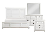 Mackinac White 4-piece Queen Bedroom Set - Ornate Home