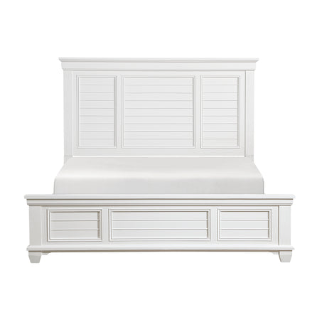 Mackinac White 4-piece Queen Bedroom Set - Ornate Home