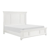 Mackinac White 4-piece Queen Bedroom Set - Ornate Home