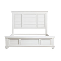 Mackinac White Eastern King Bed - Ornate Home