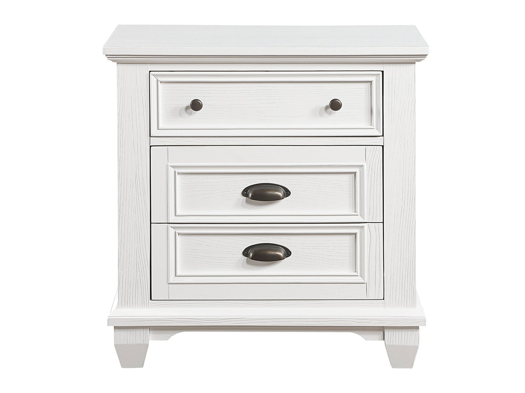 Mackinac White Nightstand - Ornate Home