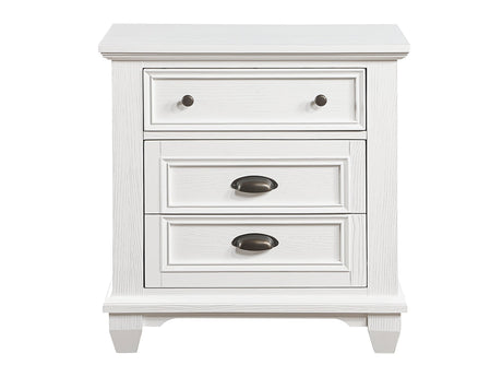 Mackinac White Nightstand - Ornate Home