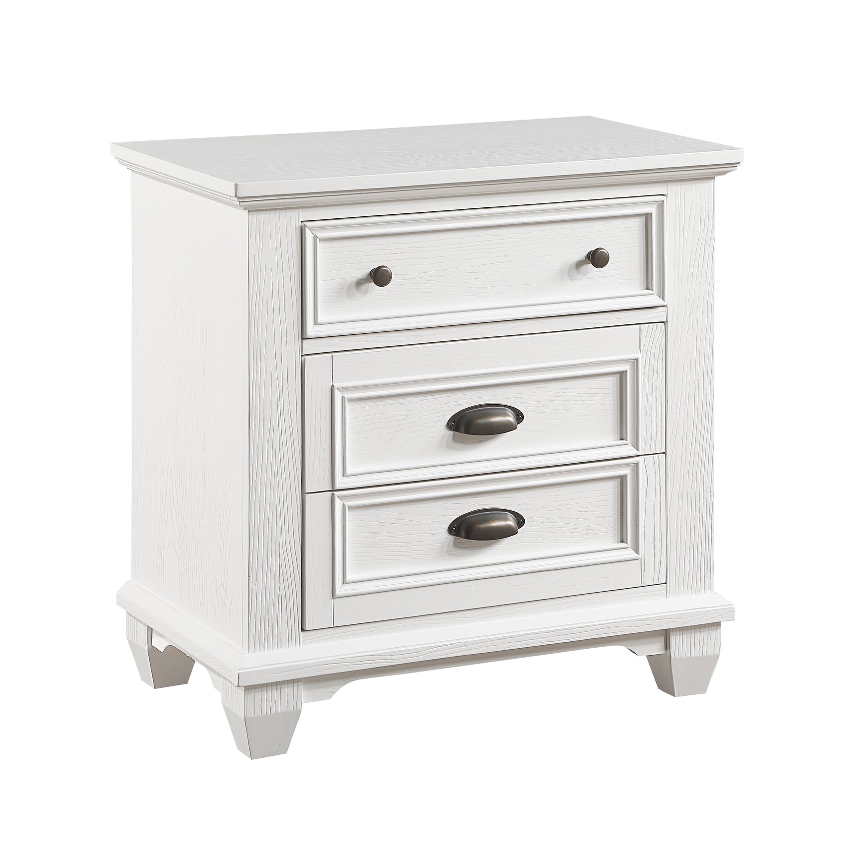 Mackinac White Nightstand - Ornate Home