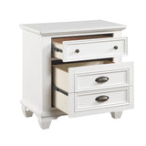 Mackinac White Nightstand - Ornate Home