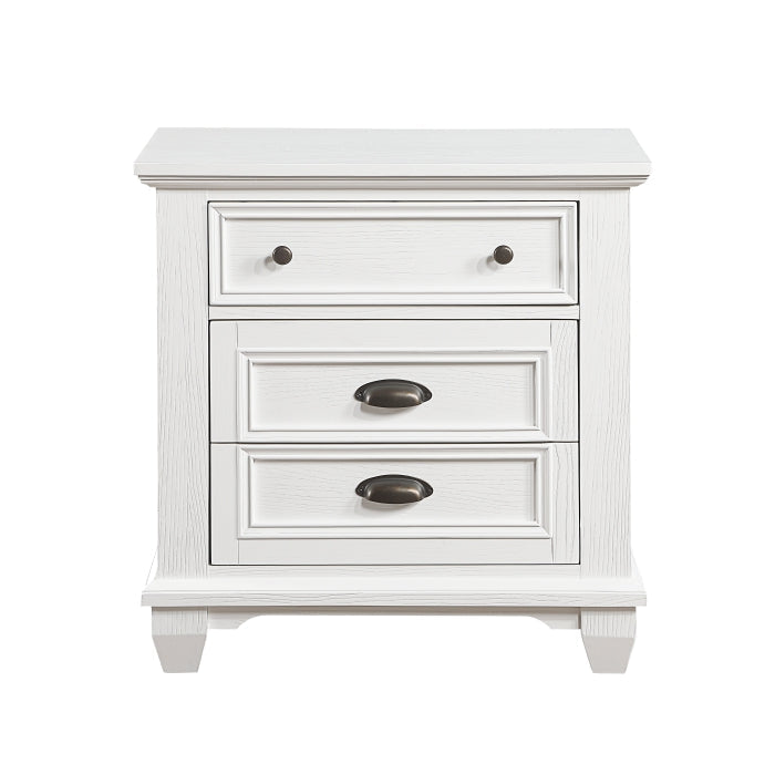 Mackinac White Nightstand - Ornate Home