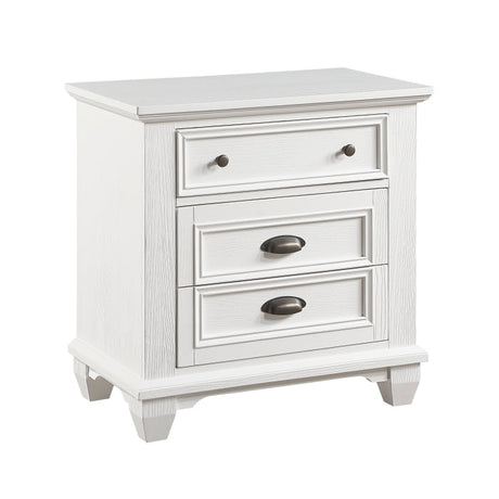 Mackinac White Nightstand - Ornate Home