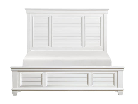 Mackinac White Queen Bed - Ornate Home