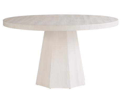 Mackinaw White Sand Round Dining Table - Ornate Home