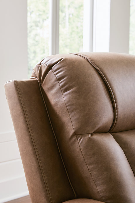 Mackmenville Caramel Recliner - Ornate Home
