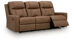 Mackmenville Caramel Reclining Sofa - Ornate Home