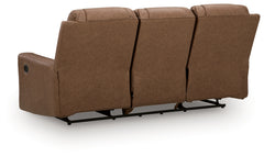Mackmenville Caramel Reclining Sofa - Ornate Home