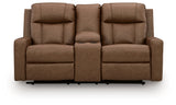 Mackmenville Caramel Reclining Sofa and Loveseat (Online Special Price) - Ornate Home