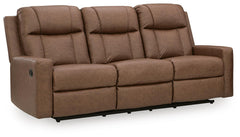 Mackmenville Caramel Reclining Sofa and Recliner - Ornate Home