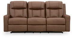 Mackmenville Caramel Reclining Sofa and Recliner - Ornate Home