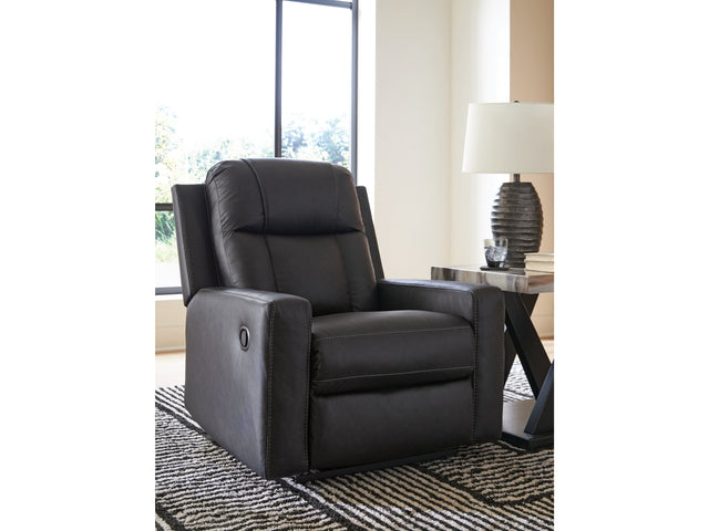 Mackmenville Carbon Recliner (Online Special Price) - Ornate Home