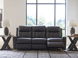 Mackmenville Carbon Reclining Sofa (Online Special Price) - Ornate Home