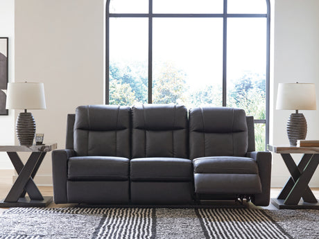 Mackmenville Carbon Reclining Sofa - Ornate Home