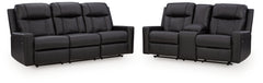 Mackmenville Carbon Reclining Sofa and Loveseat - Ornate Home