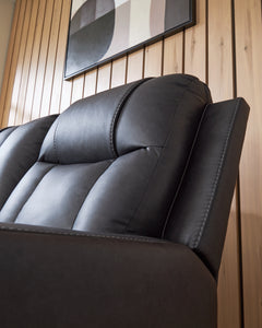 Mackmenville Carbon Reclining Sofa and Loveseat - Ornate Home