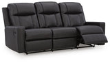Mackmenville Carbon Reclining Sofa and Recliner - Ornate Home