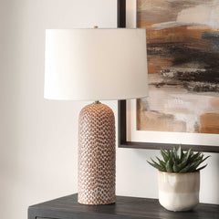 Maclura Brown Table Lamp - Ornate Home