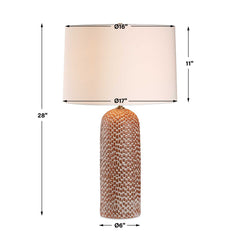 Maclura Brown Table Lamp - Ornate Home