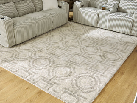 Maconville Ivory/Gray Large Rug - Ornate Home