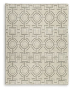 Maconville Ivory/Gray Large Rug - Ornate Home