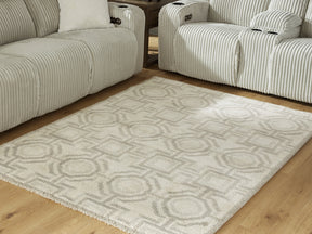 Maconville Ivory/Gray Medium Rug (Online Special Price) - Ornate Home