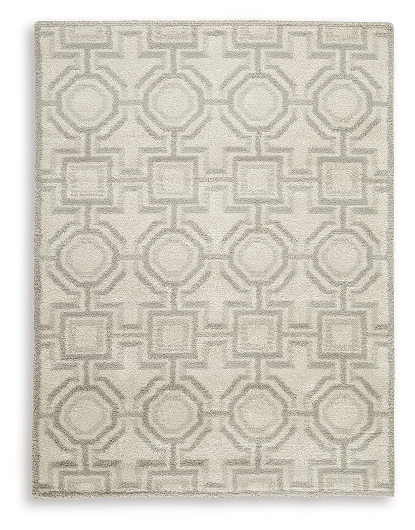 Maconville Ivory/Gray Medium Rug - Ornate Home