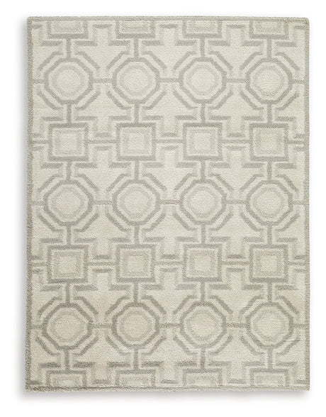 Maconville Ivory/Gray Medium Rug - Ornate Home