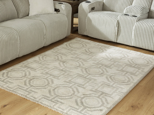 Maconville Ivory/Gray Medium Rug - Ornate Home