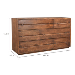 Madagascar Brown Dresser - Ornate Home