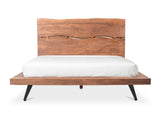 Madagascar Brown King Platform Bed - Ornate Home