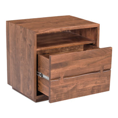 Madagascar Brown Nightstand - Ornate Home